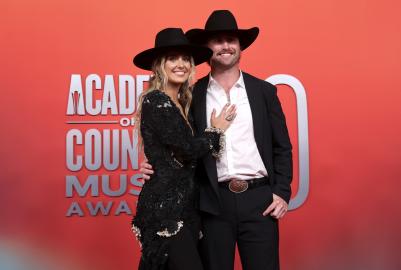 Lainey Wilson and Duck Hodges Return to Red Carpet at ACMs After Engagement