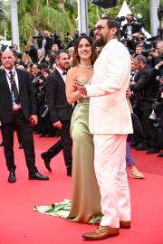 Jason Momoa and Adria Arjona Look Loved Up on Cannes Red Carpet
