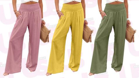 Shoppers With Wide Hips Swear by These 'Flattering' Palazzo Pants