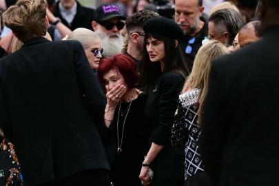 Ozzy Osbourne's Daughter Aimee Makes Rare Appearance at His Funeral