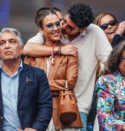 Jessica Alba and Danny Ramirez Get Handsy at US Open, Kiss in New Photos