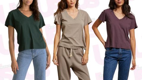 This Loose, Non-Clingy Tee Is an Elevated Staple You Need