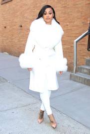 Blac Chyna Wows in White as She Steps Out After Removing Facial Fillers