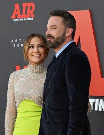 Jennifer Lopez, Ben Affleck Pack on the PDA at 'Air' Premiere: Photos