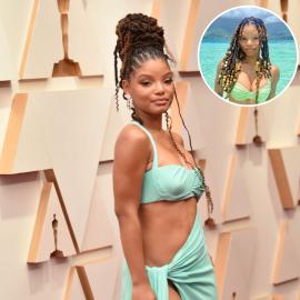 Truly a ~Little Mermaid~! See Halle Bailey’s Beautiful Bikini Photos