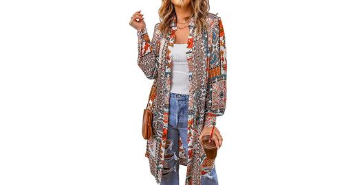 This Patchwork Floral Cardigan Is the Lightweight Layer You Need for Spring