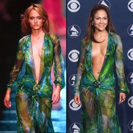 Amber Valletta on Jennifer Lopez's Iconic Versace Dress: ‘I Wore It First’