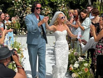 CW Wedding! Britt Robertson Marries Paul Floyd in Outdoor Ceremony