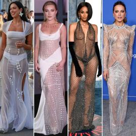 ~Sheer~ Wonders! Stars Rocking Hottest Trend of See-Through Looks