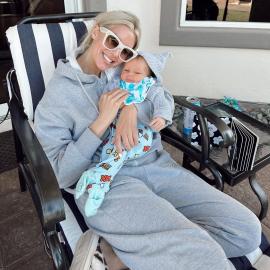 Baby's 1st Trip! Heather Rae El Moussa Documents Getaway With Son Tristan