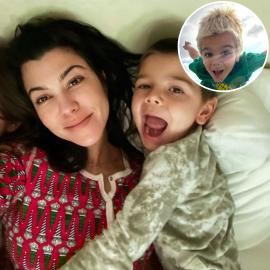 Kourtney’s Son Reign Matches Mom With Bleached Blond Hair Color