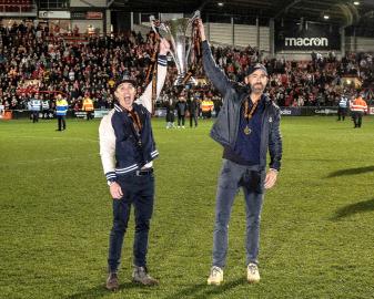 'Speechless'! Ryan Reynolds and Rob McElhenney Get Emotional After Wrexham AFC Win