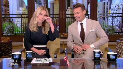 Ryan Seacrest Says Tearful Goodbye to Kelly Ripa on Final 'Live'