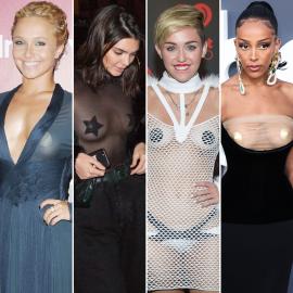 Celebrities Wearing Pasties: Their Sexiest Boob-Baring Photos