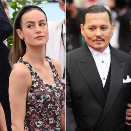 Brie Larson Reacts to Unexpected Johnny Depp Question at Cannes: 'Why Me'?