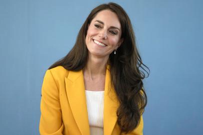 Princess Kate Looks Sunny in a Yellow Blazer at a Mental Health Event