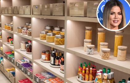 Holy Storage! Khloe Kardashian Shows Off Perfectly Organized Pantry