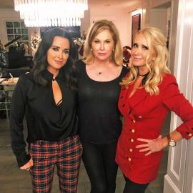 Reunion! Kyle Richards Attends Bridal Shower With Sisters Kathy and Kim