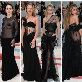 Sheer Sensations! Stars in See-Though 2023 Met Gala Outfits