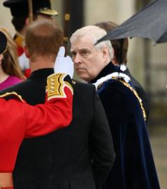 Prince Andrew Attends King Charles III's Coronation in Suit After Losing Titles