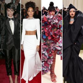 The Queen of NYC! Rihanna's Met Gala Looks Through the Years: Photos