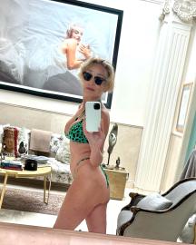 Sharon Stone Pokes Out Her Bum in Sexy String Bikini: ‘Ready for Summer’