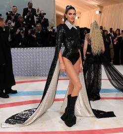 Kendall Jenner Flaunts Bare Booty in Thong at the 2023 Met Gala: Photos