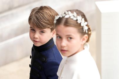 They're Here! Charlotte, Louis Get All Dressed Up for Charles' Coronation