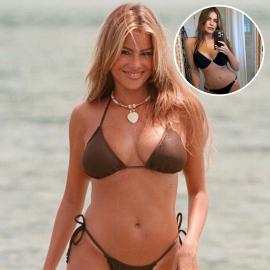 Sofia Vergara Gets Cheeky in Black Thong Bikini By the Pool: Photos