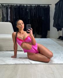 Kim Kardashian Admits She Might Model Underwear In Her '50s': Photos