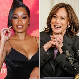 Keke Palmer Gets Kamala Harris to Reveal How to Achieve Her Bouncy Silk Press