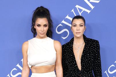 This Face Mask Made Kim and Kourtney Kardashian Unrecognizable