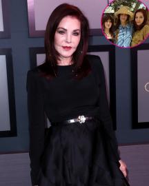 Priscilla Presley Poses With Riley, Harper and Finley After Trust Drama