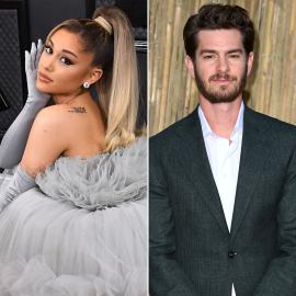 Ariana Grande and Andrew Garfield Serve Looks Hanging Out at Wimbledon