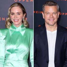 Emily Blunt Reveals Her Daughters ‘Worship’ Costar Matt Damon's 4 Kids