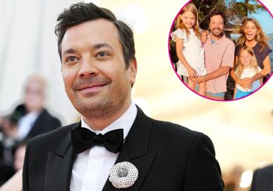 Jimmy Fallon Shares Rare Photo With Wife Nancy and Their 2 Daughters