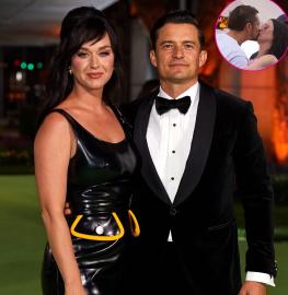 Katy Perry and Orlando Bloom Lock Lips at Bruce Springsteen Show: Photos