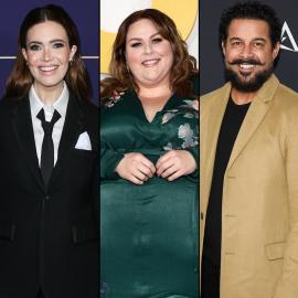 Mandy Moore Stages 'This Is Us' Reunion With Costars on the Picket Line