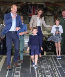 Prince William and Princess Kate’s 3 Kids Get Royal Treatment at Air Show