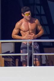 Zac Efron Shows Off Toned Muscles During Rare Public Appearance