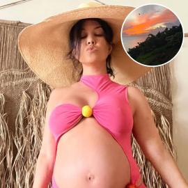 Kourtney Kardashian Shows Off Bump in Hawaii Babymoon Photos