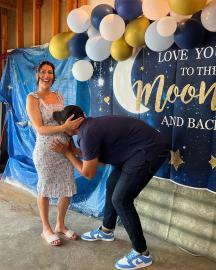 Pregnant Becca Kufrin, Fiance Thomas Celebrate Baby Shower in Her Hometown