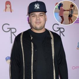 Rare Appearance! Rob Kardashian Cheers on True, Dream With Sister Khloe