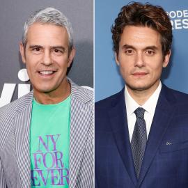 Andy Cohen’s Mom Steams John Mayer’s Shirt Before Ed Sheeran Concert