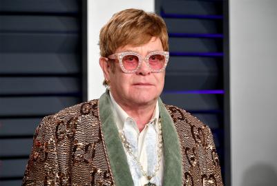 Elton John, 76, Briefly Hospitalized After Falling at His Home in France