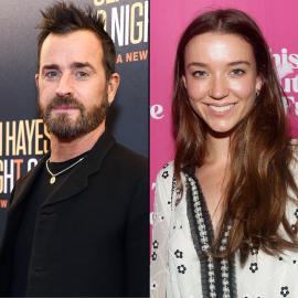 Justin Theroux Enjoys Flirty Night Out With Actress Nicole Brydon Bloom