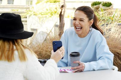 Katie Holmes Revealed the Rejuvenating Face Mask She Uses During Video Calls