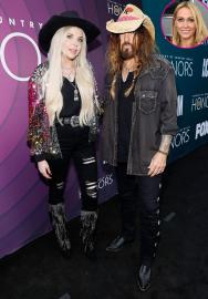 Billy Ray Cyrus Hits Red Carpet With Fiancee After Tish's Wedding