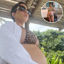 Kourtney Kardashian Proudly Flaunts Baby Bump Amid 4th Pregnancy: Photos