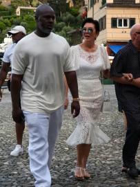 Channel Kris Jenner's Portofino Style With This White Lace Dress